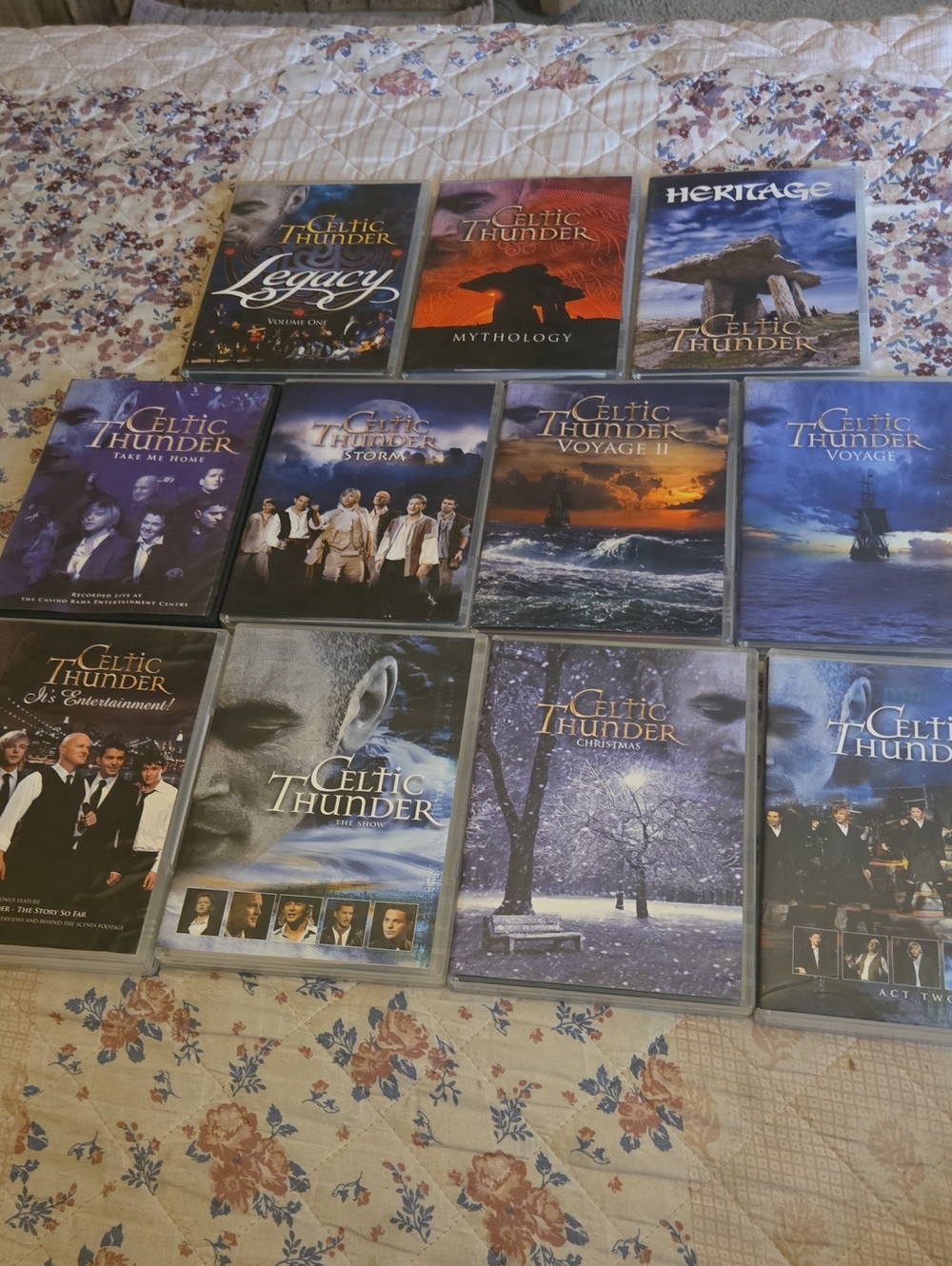 Celtic Thunder Dvds Lot Of 11
